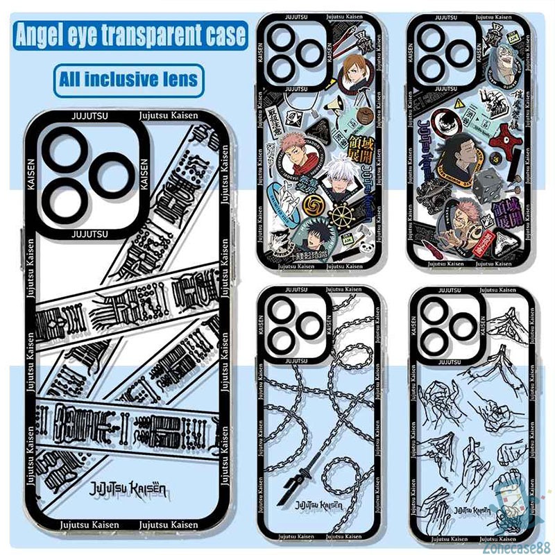 HP ZC01 Compitaibel Clear Case Anime Motif Jjtsu Kasien สําหรับ ZTE NUBIA V50 / V50 Design / V60 / V