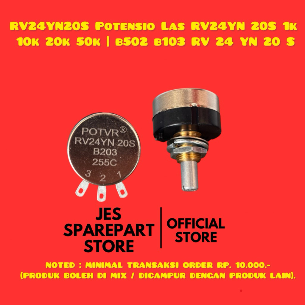 RV24YN20S เชื่อมโพเทนชิโอมิเตอร์ RV24YN 20S 1k 10k 20k 50k | B502 b103 RV 24 YN 20 S