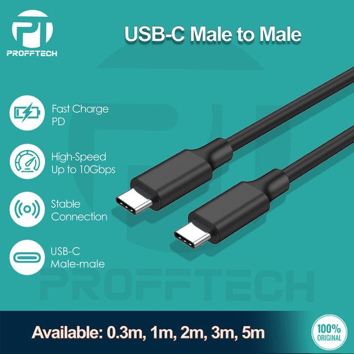 สาย USB Type-C 3.1 Male to Male 30cm, 1m, 2m, 3m, 5m