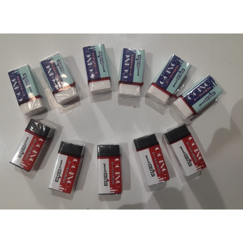 ยางลบดินสอ / ยางลบเล็ก ขาวและดํา / จุกยาง / OGINO 0G1-B40W