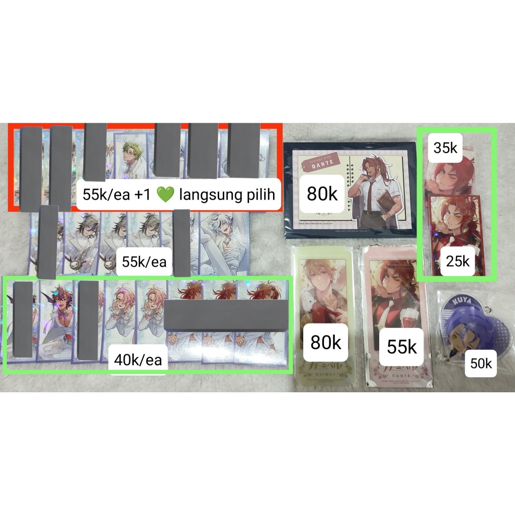 อย่างเป็นทางการ Nu Carnival สินค้า Eiden Edmond Olavine Yakumo Blade Aster Dante Morvay Garu Stande 