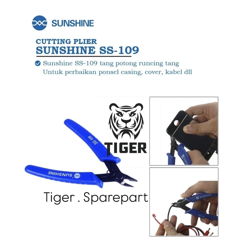 HP SUNSHINE SS-109 CUTTING PLIERS / SUNSHINE SS-109 CUTTING PLIERS / เครื่องมือควบคุมโทรศัพท์