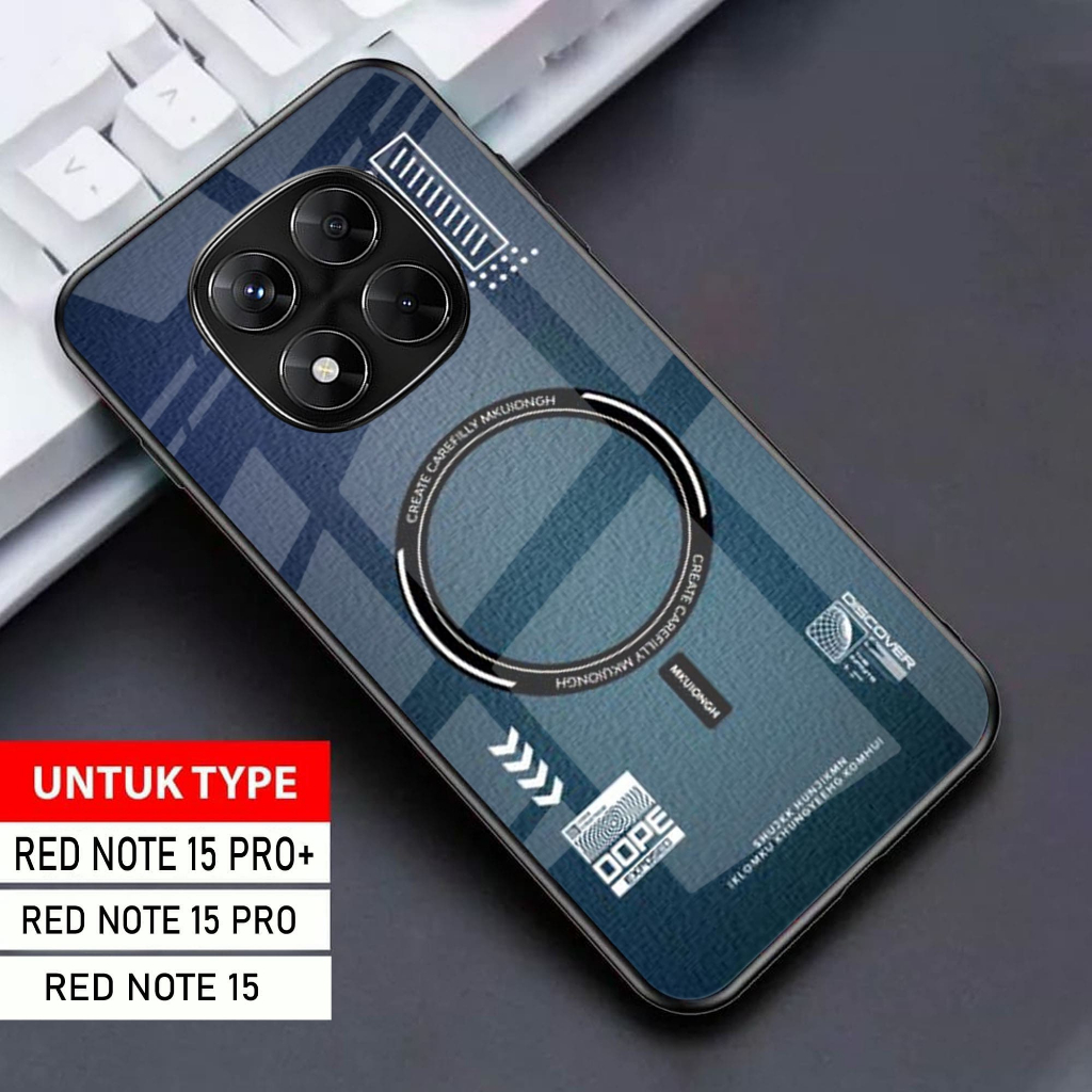 HP Glossy Glass Softcase สําหรับ Redmi Note 15 / 15 Pro / 15 Pro Plus / Redmi Note 15 / 15 Pro / 15 