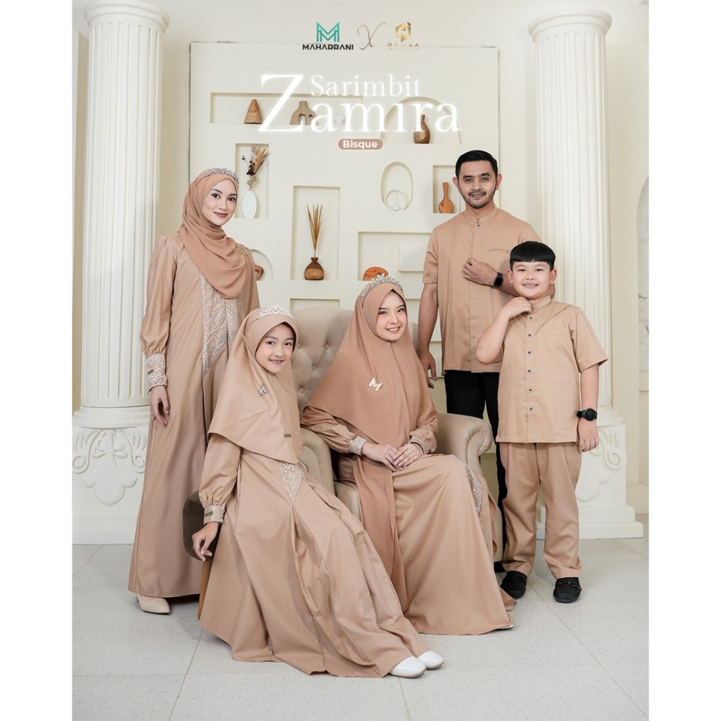 Srimbit Zamira Bisque - Srimbit Family 2026 Premium Eid - Family Couple Eid Clothes