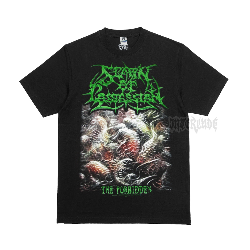 T-SHIRT - SPAWN OF POSSESSION - THE BANORBIDEN - BRUTALMIND - เสื้อยืดวงโลหะโหดร้ายดั้งเดิม