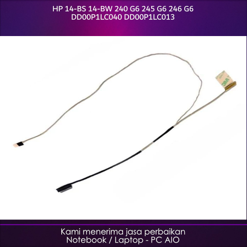 HP 14-BS 14-BW 240 G6 245 G6 246 G6 DD00P1LC040 DD00P1LC013 สาย LCD