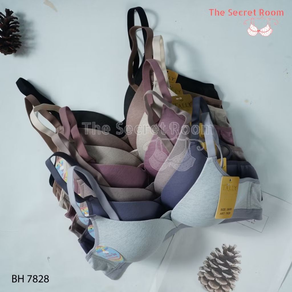 SALLY COMFORT BRA BH 7828 I CUP BI WIRELESS I MEDIUM FOAM I ANTI-TRACE I SIZE 34 - 40 I HOOK 3