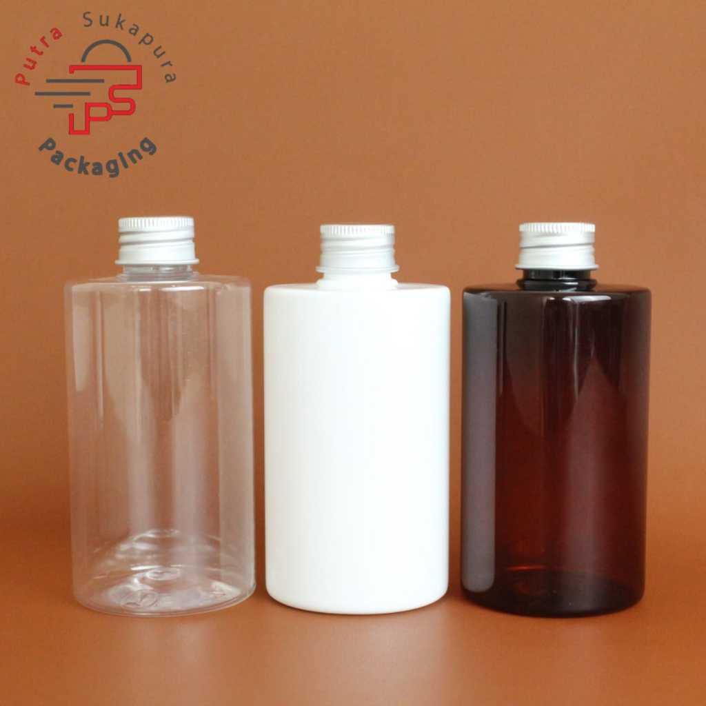 ขวดเกลียว RF 250 มล. / ขวดคอเกลียว RF 250 มล. 24 อลูมิเนียมสีเงิน