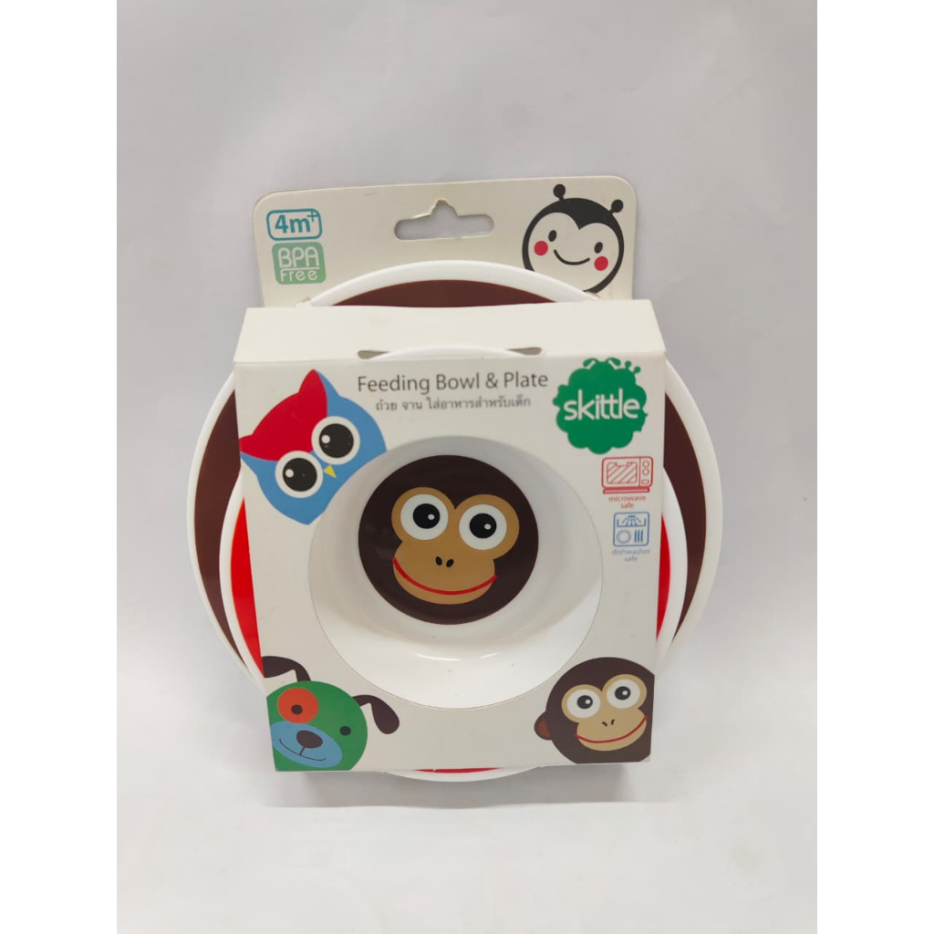 Skittle ชุดชามและจานชามเด็ก