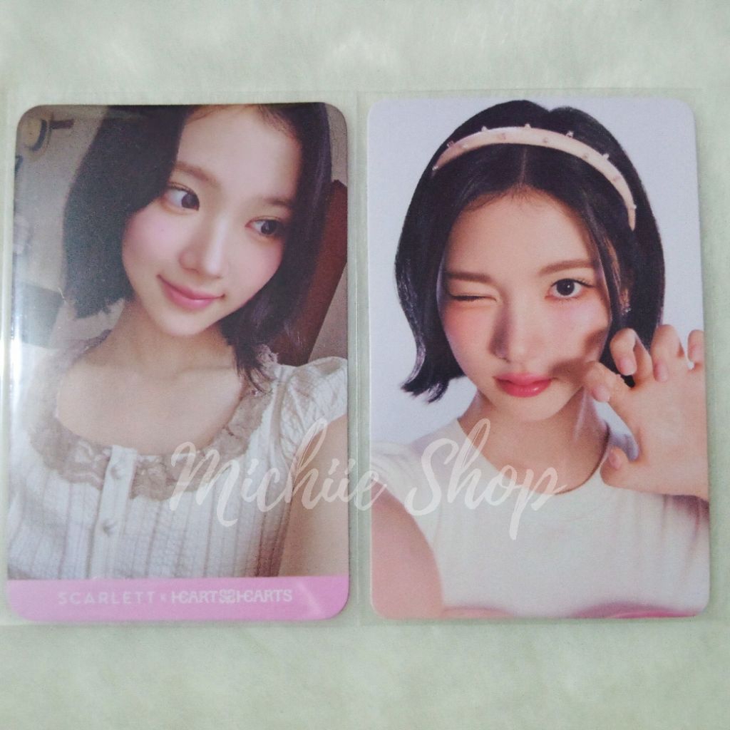 Jiwoo Hearts2Hearts Scarlett Photocard, Barenbliss | Jiwoo Scarlett x Hearts2Hearts Photocard, Jiwoo