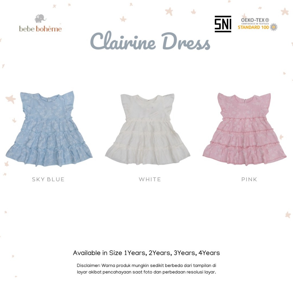 BEBE BOHEME -Clairine Dress - เดรสเด็กผู้หญิง