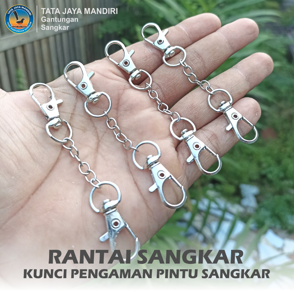 IRON LOCK CHAIN สําหรับประตู SAFETY BIRD CAGE CHAIN