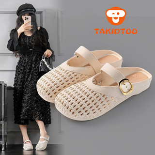 TAKIDTOO Sandal Wanita Elegan Sepatu Slip On Wanita Kekinian
