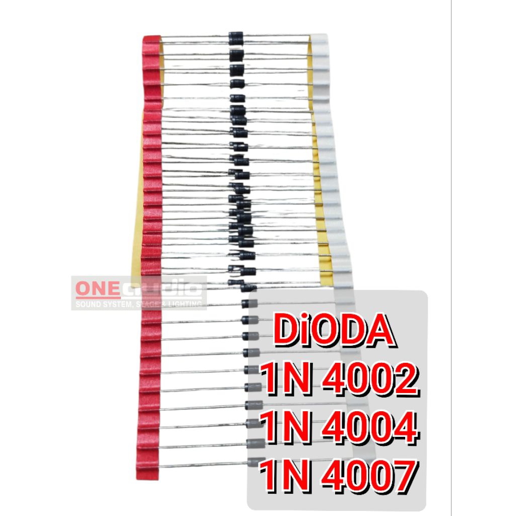 ไดโอด 1A 1N 4002 1N 4004 1N 4007 ไดโอด