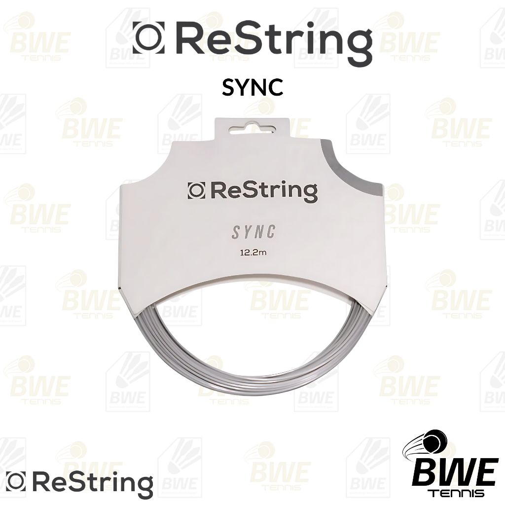 RESTRING SYNC ZERO VIVO - TENNIS STRINGS ดั้งเดิม 100% สําหรับ FIELD TENNIS