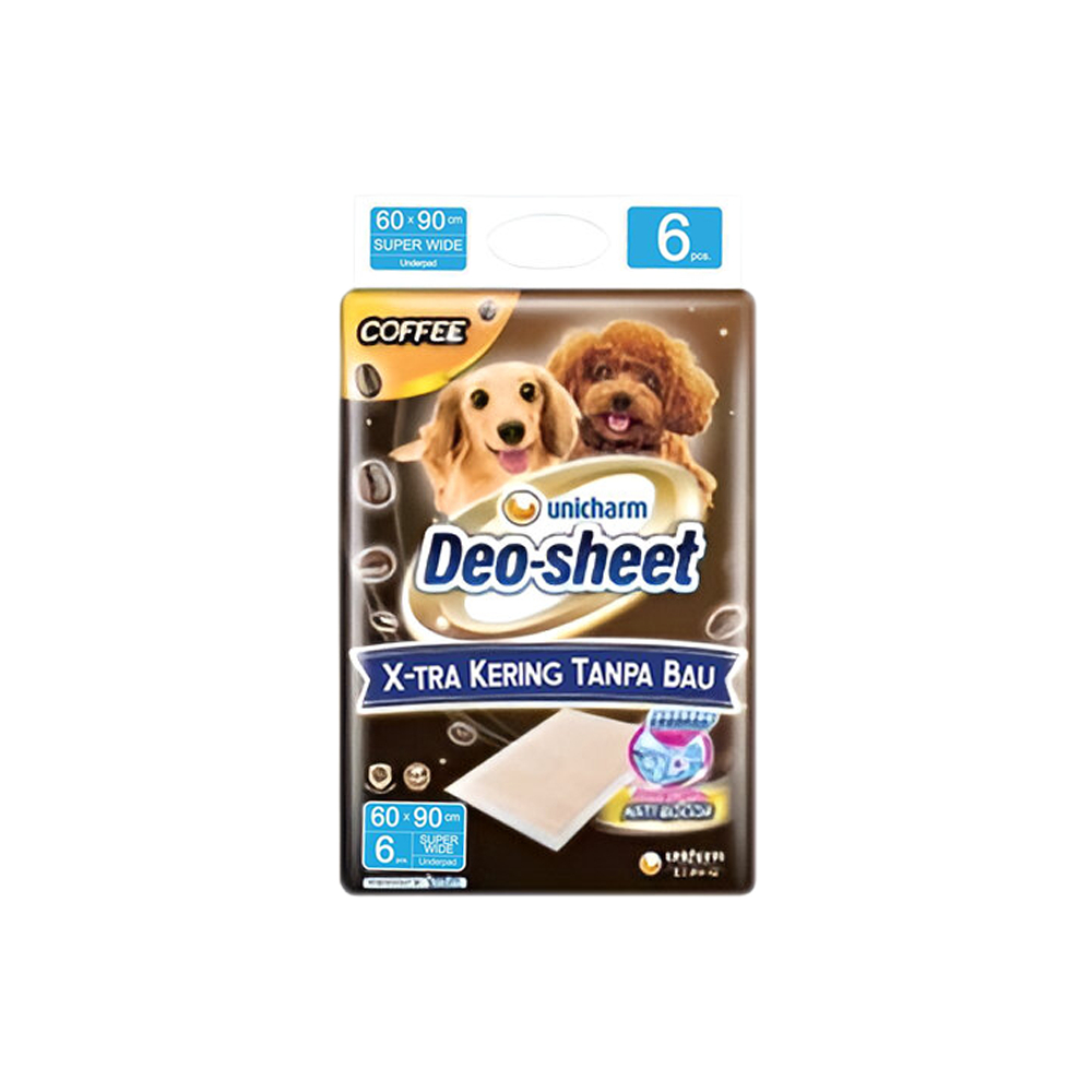 Unicharm Deo Sheet Wide W6 Coffee / Dog Underpad