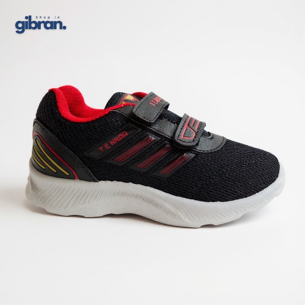 MERAH TENNAR CONEX 4V สีดําสีแดง 31-33 เด็กรองเท้าสบายๆกีฬารองเท้าผ้าใบทุกวันรองเท้า