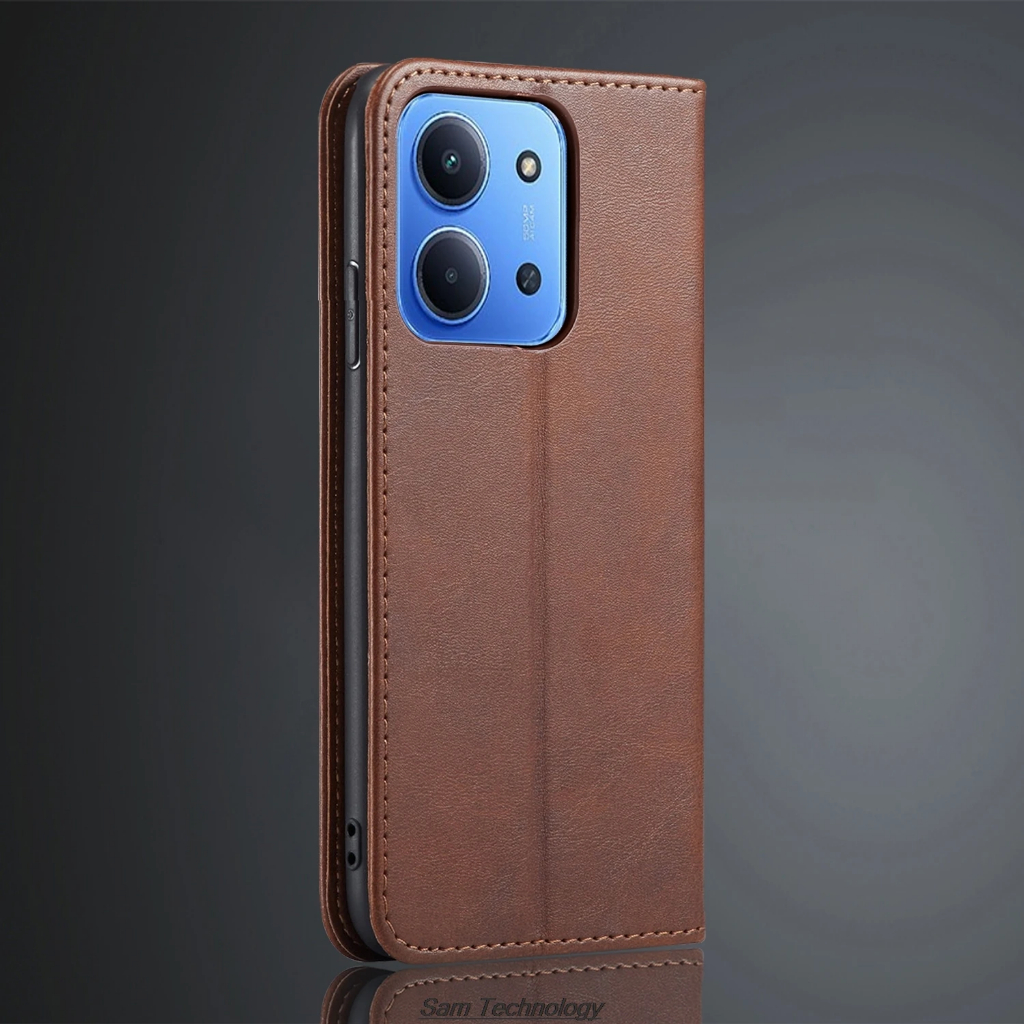 Redmi 15C / Poco C85 Flip Cover Leather Case Book Holster Wallet Casing Case Hp Redmi 15C / Poco C85