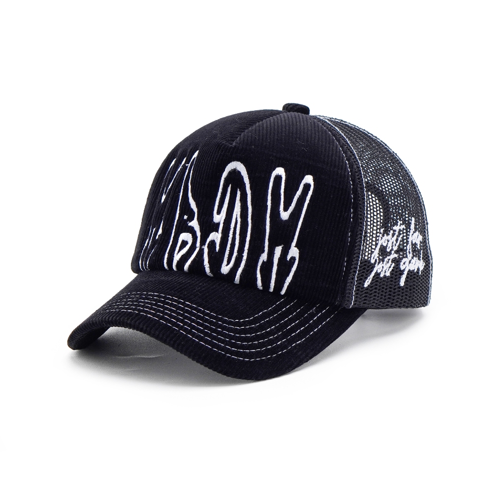 Mrdm - หมวก Trucker Corduroy สีดํา - Subway