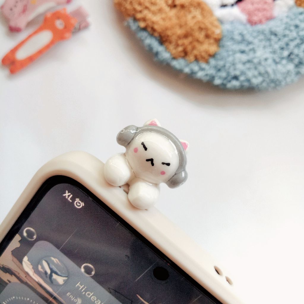 Grumpy Cat Phone Hippers Clay Handmade โดย Swaieart