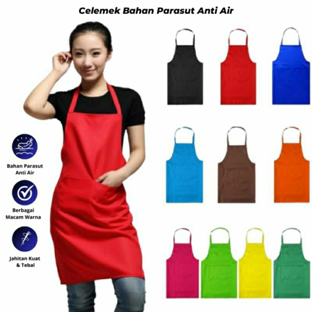 กันน้ําทําอาหาร APRON/WATERPROOF KITCHEN APRON