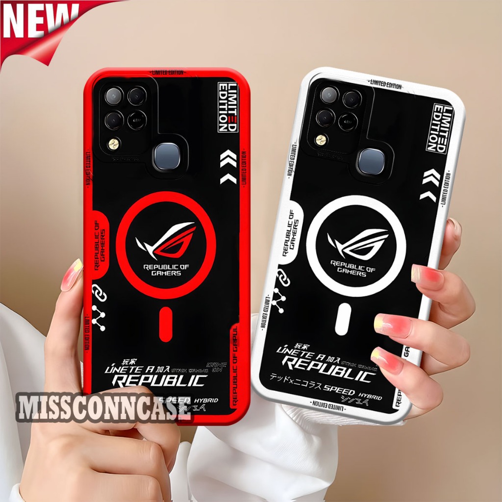 HP Procamera Infinix Hot 10s 10 8 9 11 12i 12 Pro 20i 20s 20 5G Gamers R0g Motif - เคสโทรศัพท์ซิลิโค