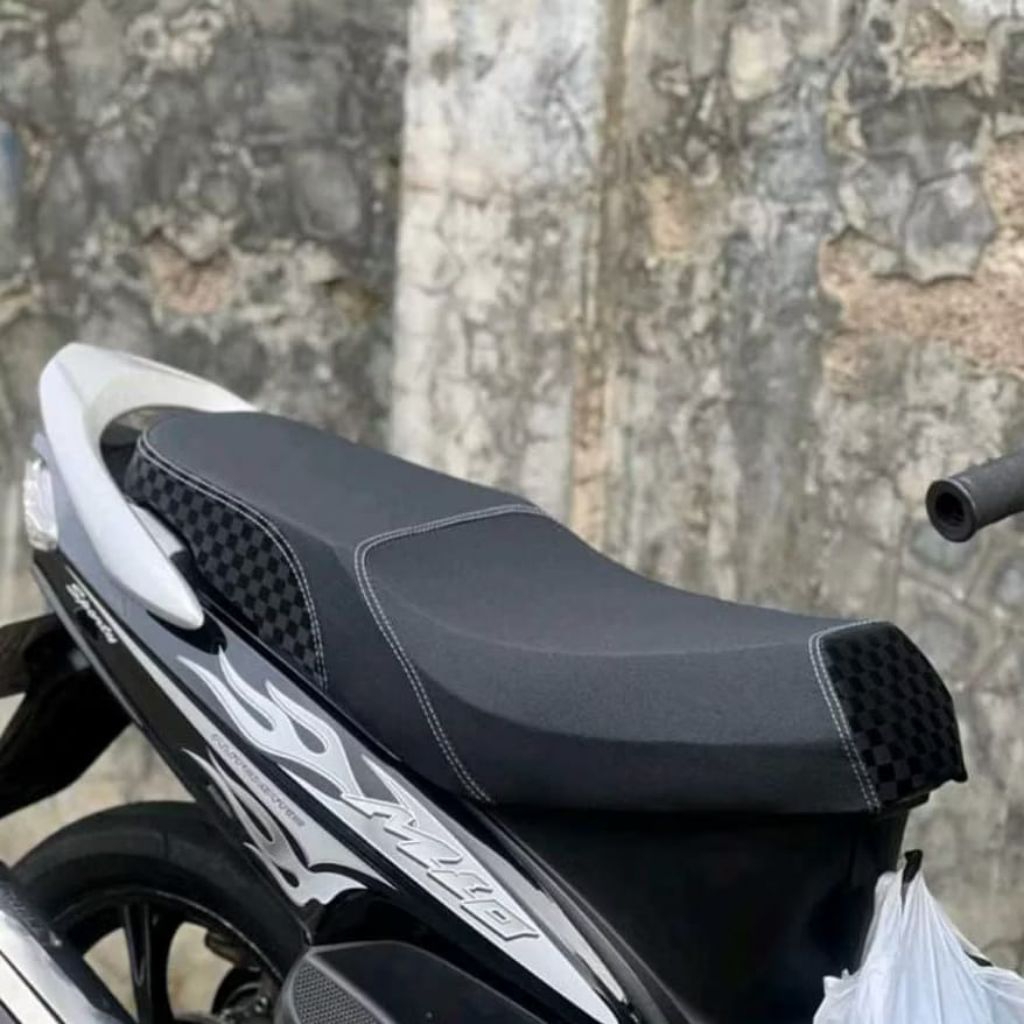 ครบชุด/ชุดเบาะยิ้ม yamaha Mio sporty/Mio, หมากรุกผสมกระดาษทราย, รุ่น x-ride