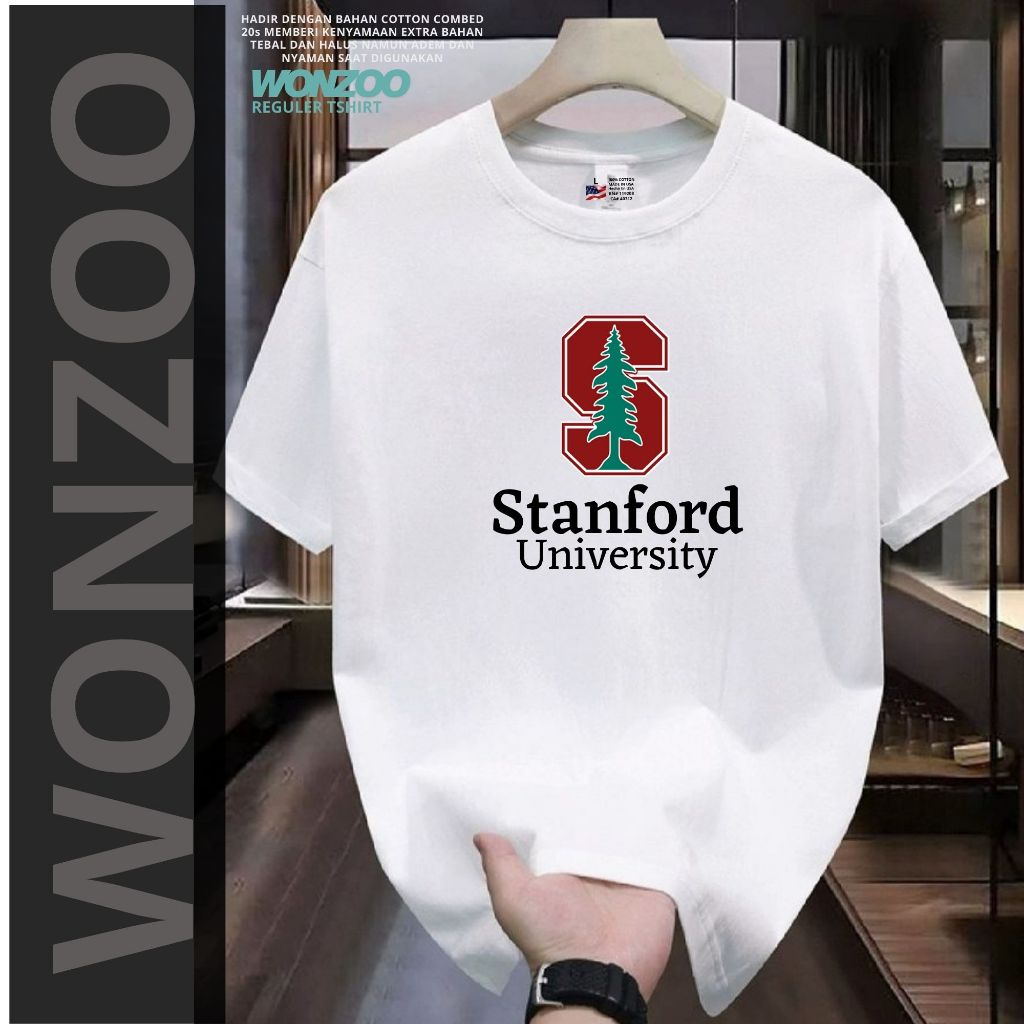 เสื้อยืด STANFORD UNIVERSITY - คุณภาพระดับพรีเมียม