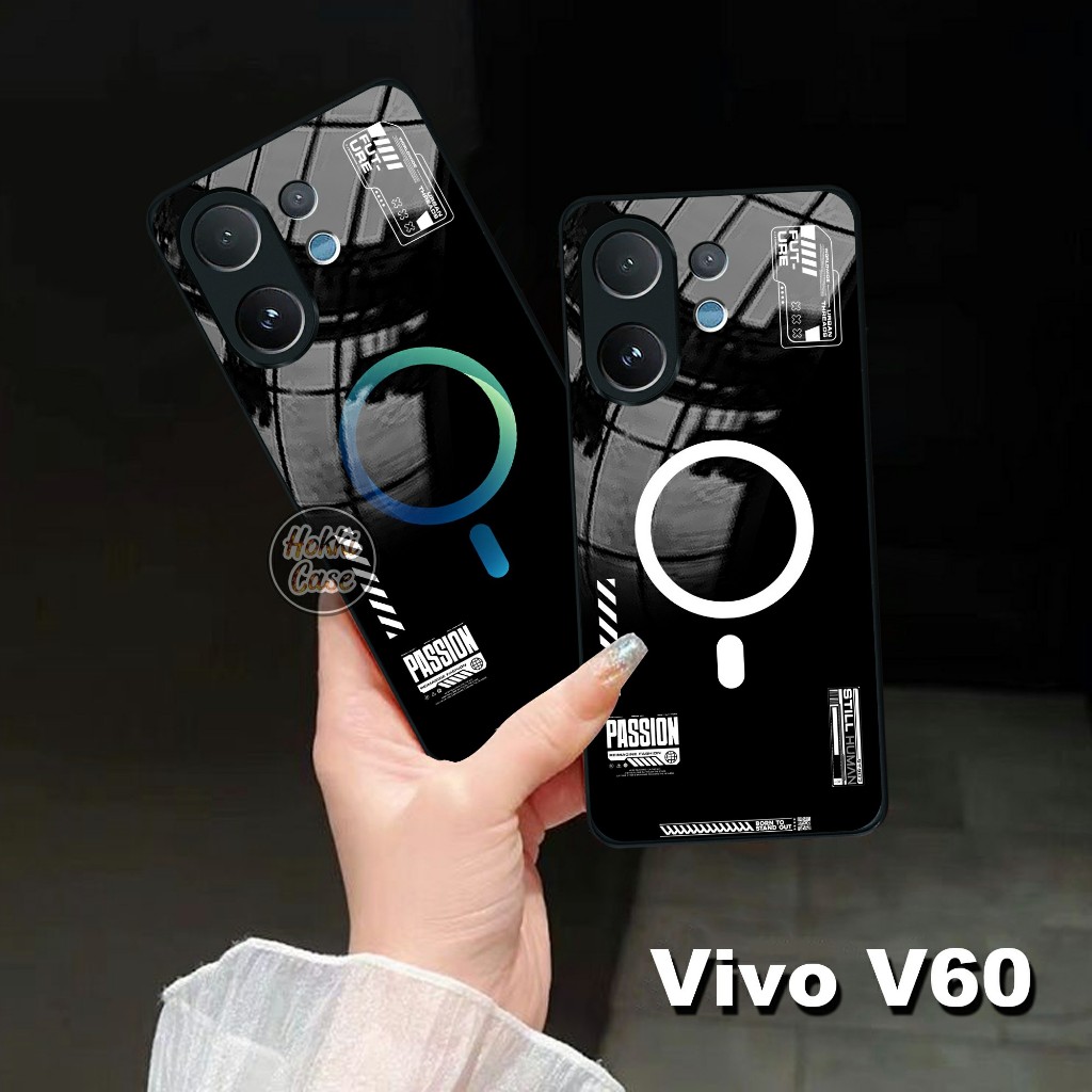 เคส HP Vivo V60 - เคส Vivo V60 Glass SoftCase ล่าสุด - เคสโทรศัพท์ Vivo V60 - ซิลิโคนสําหรับ Vivo V6