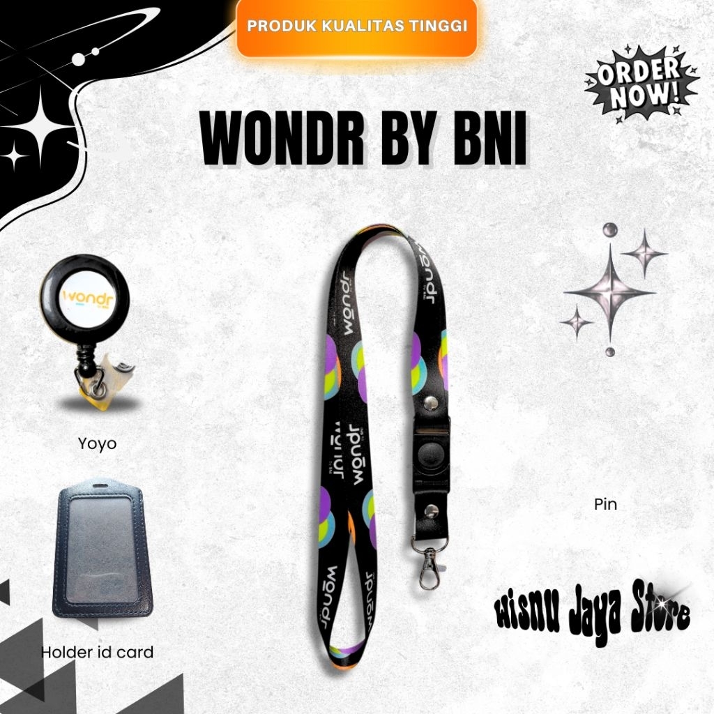 WONDR ID CARD LANYARD 5 MOST COMPLETE VARIANTS