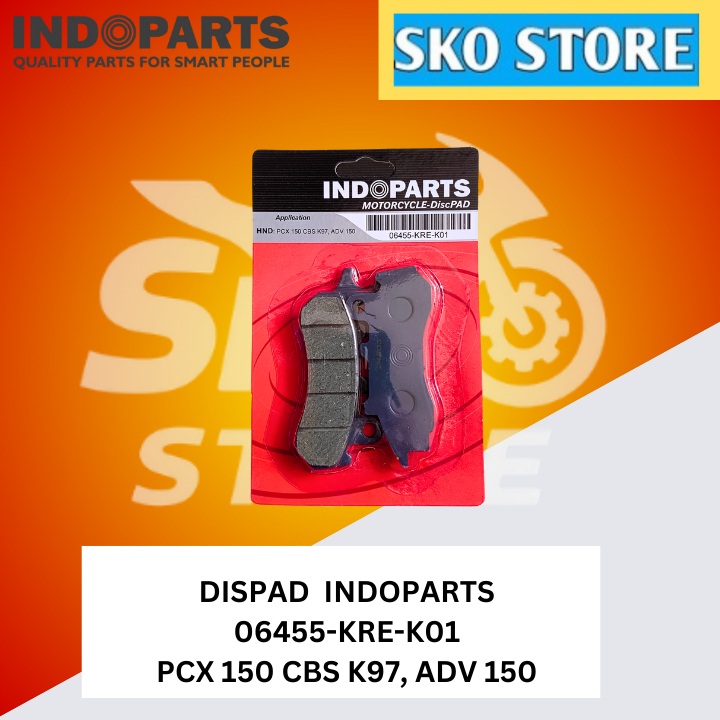 แผ่นรองดิส INDOPARTS 06455-KRE-K01 PCX 150 CBS K97, ADV 150 ต้นฉบับ