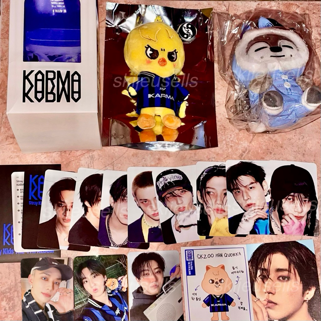 (อ่าน Desc) STRAY KIDS ALBUM KARMA NEMO SKZOO KARMA VER WOLFCHAN BBOKARI FULLSET พร้อม POB HYUNJIN G