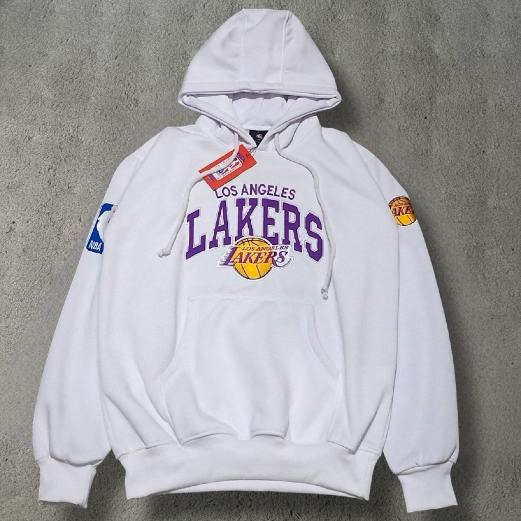KATUN Hoodie Lakers Jacket Lakers Hoodie Lakers Hoodie ผู้ชายผ้าฝ้าย Casual Hoodie ผู้ชาย Casual Hoo