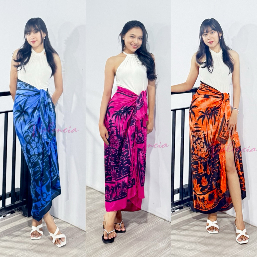 VALENCIA • VOL 2 TREE COCONUT TREE MOTIF TASSEL BEACH CLOTH • BEACH SArong • BEACH