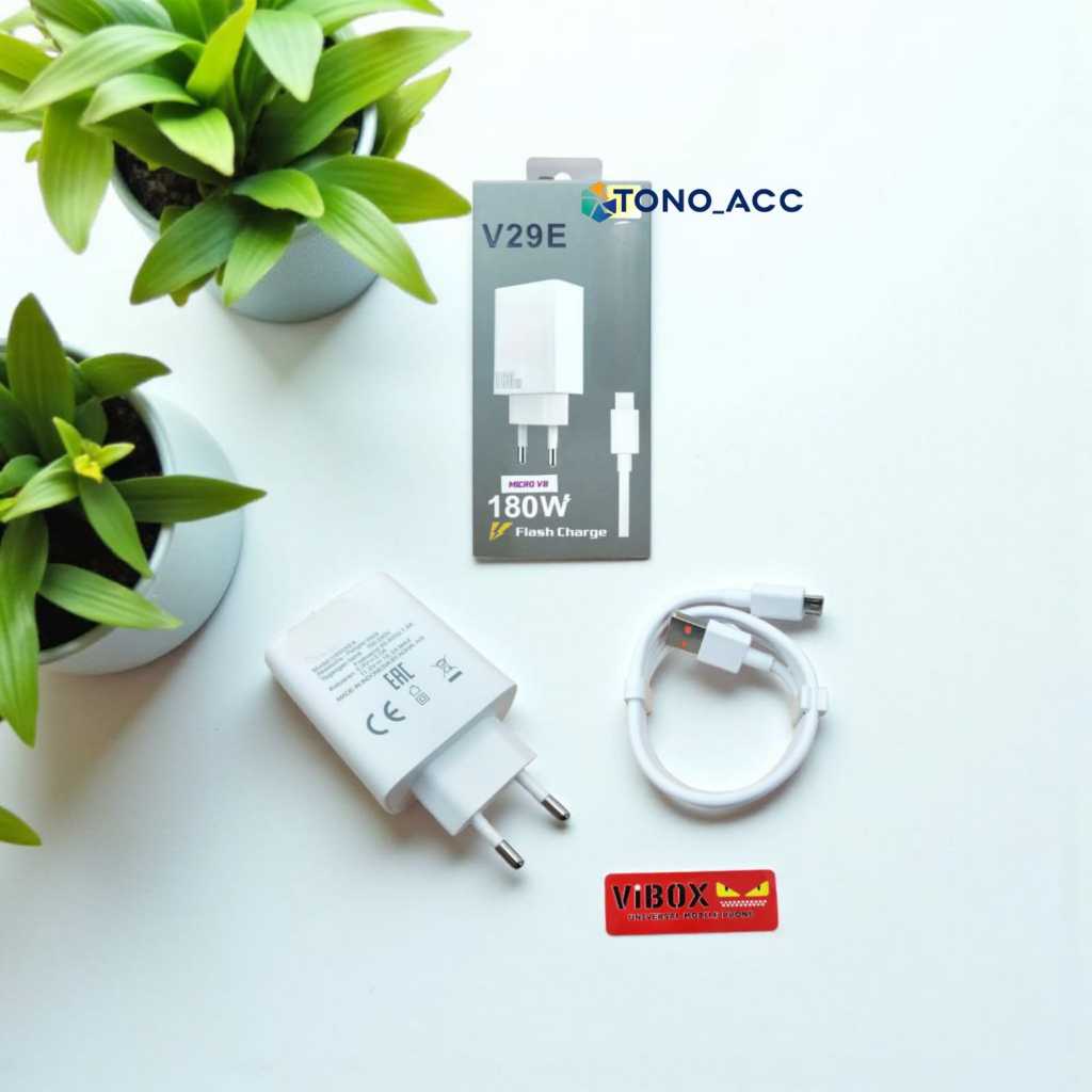 Vivo Charger Fast Charging V29E 180w USB สําหรับ Type C และ Micro Fast Charge พร้อมสายเคเบิลข้อมูลเข