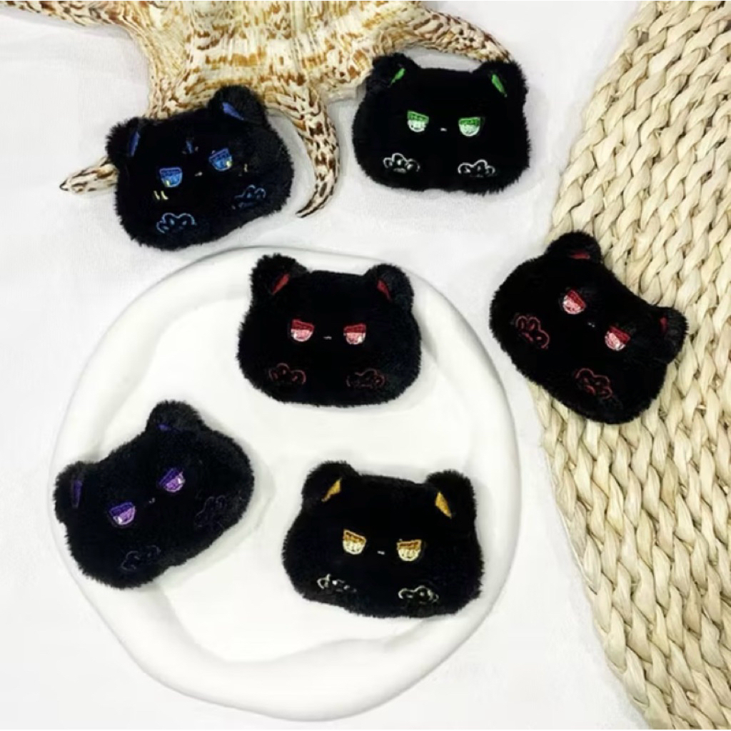 GANTUNGAN Bagcharm พวงกุญแจ midnight Cat black Cat bag ที่แขวนตุ๊กตา