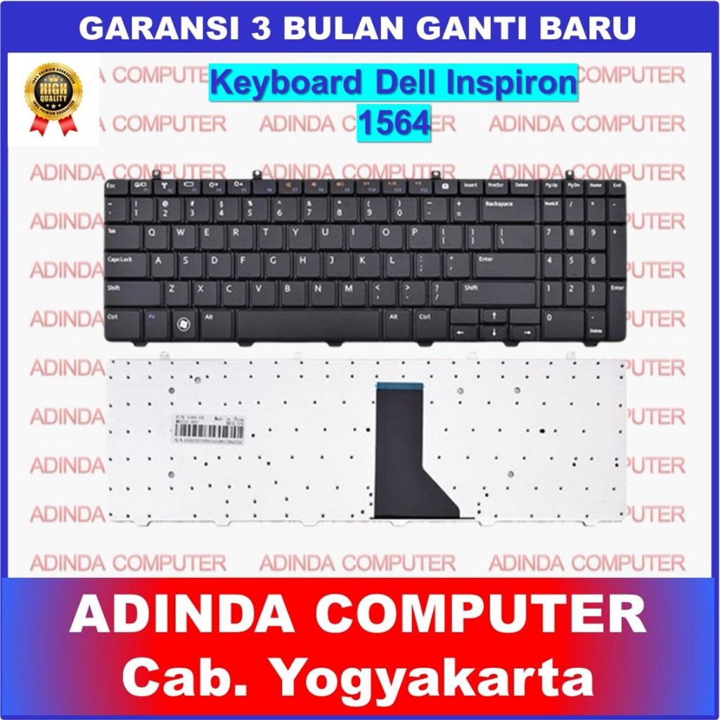 แป้นพิมพ์แล็ปท็อป Dell Inspiron 1564 1464 L1564 1564D P08F 0XHKKF V110546AS1 JVT97 UM3 NSK-DJE01