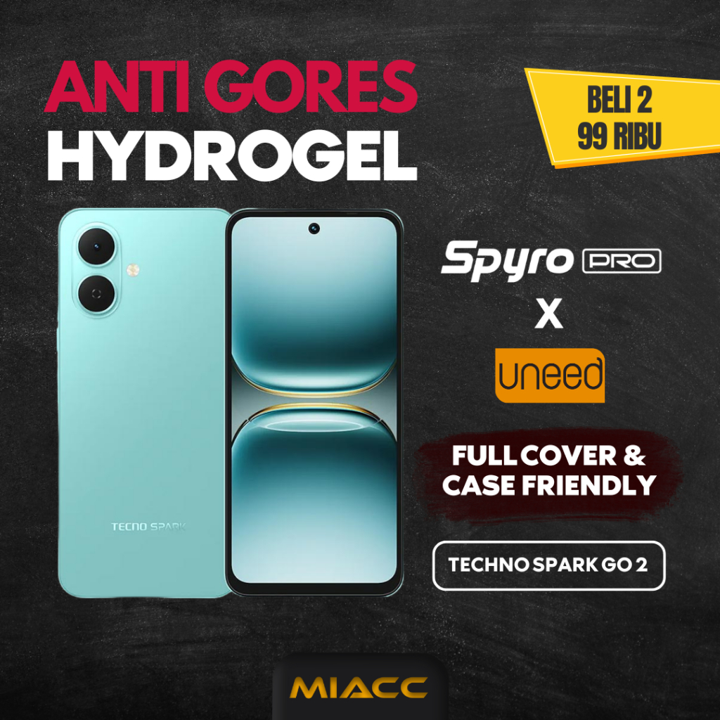 ANTI SCRATCH HYDROGEL TECHNO SPARK GO 2 SPYRO PRO SCREEN PROTECTOR