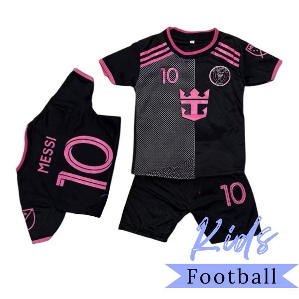 ชุดเสื้อฟุตบอลเด็กชาย Inter Miami Messi Unisex สําหรับเด็กชายและเด็กหญิงสามารถสวมใส่ได้