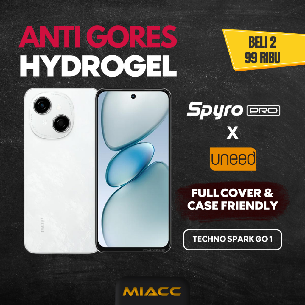 ANTI SCRATCH HYDROGEL TECHNO SPARK GO 1 SPYRO PRO SCREEN PROTECTOR