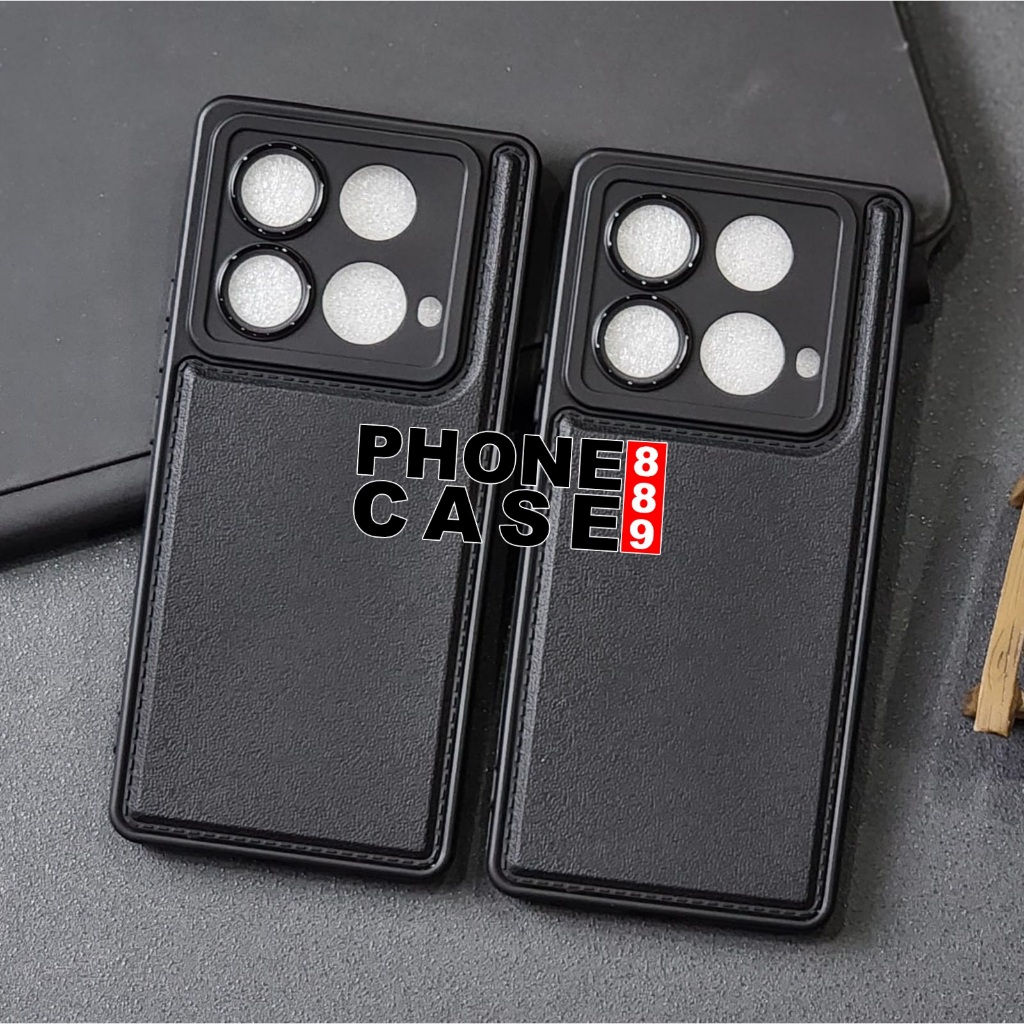 IQOO Z10 LITE CASE LEATHER PRO BLACK CASE สีดํา IQOO Z10 LITE