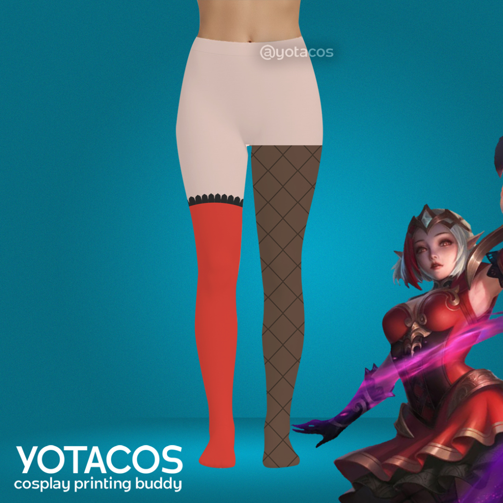 Stocking Lunox Skin Bloody Mary MLBB Mobile Legend ชุดคอสเพลย์