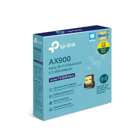 TP-LINK TX10UB NANO | AX900 Nano Wi-Fi 6 + อะแดปเตอร์ USB 5.3 Bluetooth