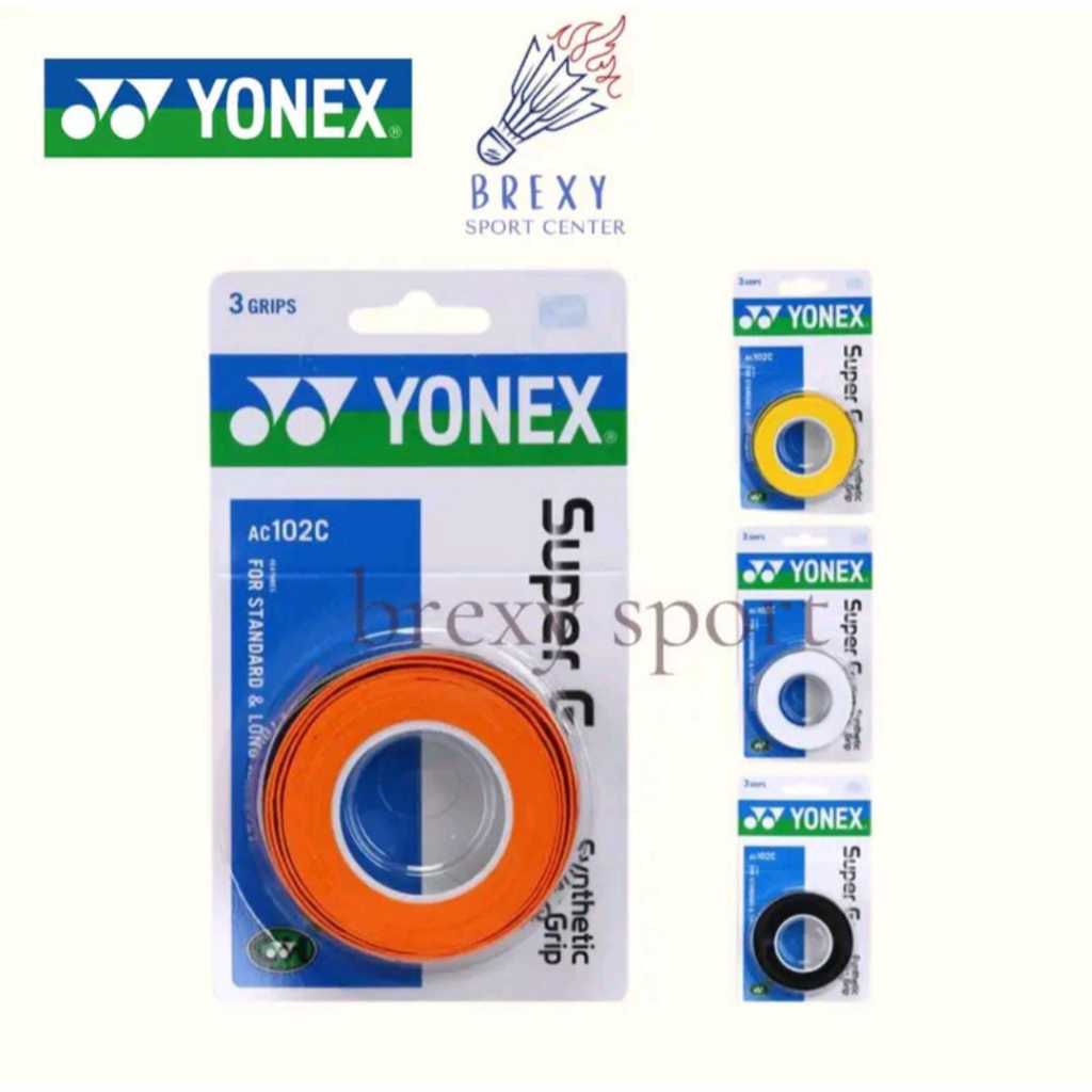 ด้ามจับไม้แบดมินตันและเทนนิส / AC 102 C - 3 Super Grip 3strip Grip / AC102 EX / AC 102 EX ด้ามจับแร็