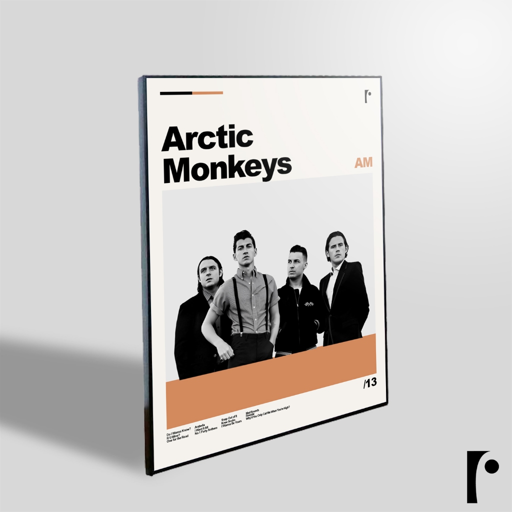 โปสเตอร์ Arctic Monkeys - อัลบั้ม AM Cover Frameblock