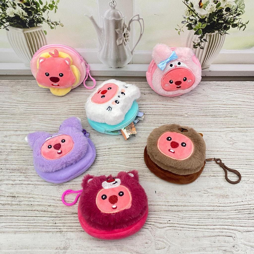 LOOPY 3D DOLL CLOTH COIN POUCH KP-2080 LOOPY 3D DOLL CLOTH COIN POUCH CUTE COIN POUCH