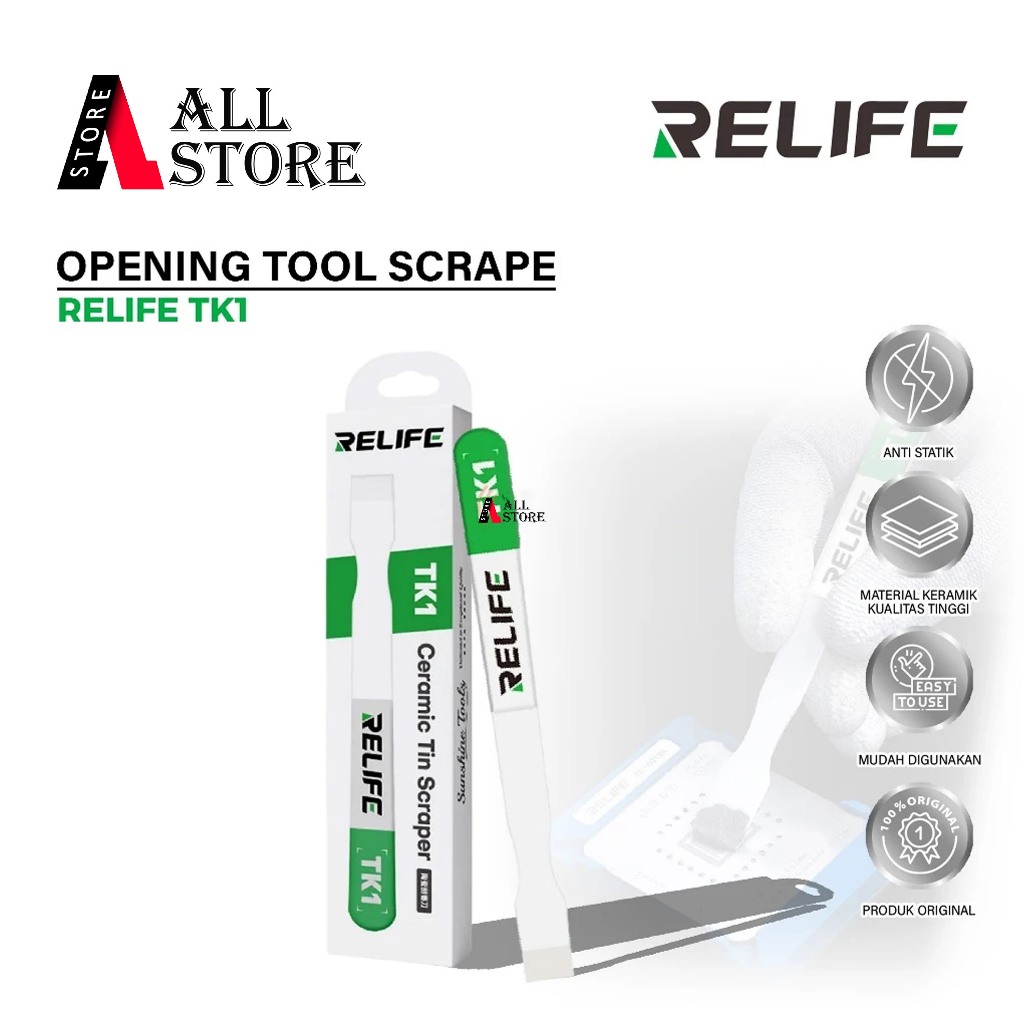 RELIFE TK1 เครื่องมือเปิด SCRAPER ต้นฉบับ - RELIFE TK1 CERAMIC SCRAPER - เครื่องมือสกรูป้องกัน-คงที่