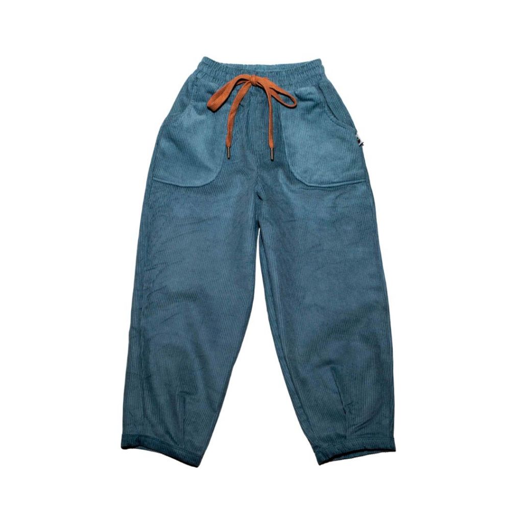 บีดิโอสโตร์| เอิร์ธลิงน้อย| Riley Corduroy Pants Ash Blue | กางเกงขายาวเด็กชาย&เด็กหญิง | กางเกงถุงเ