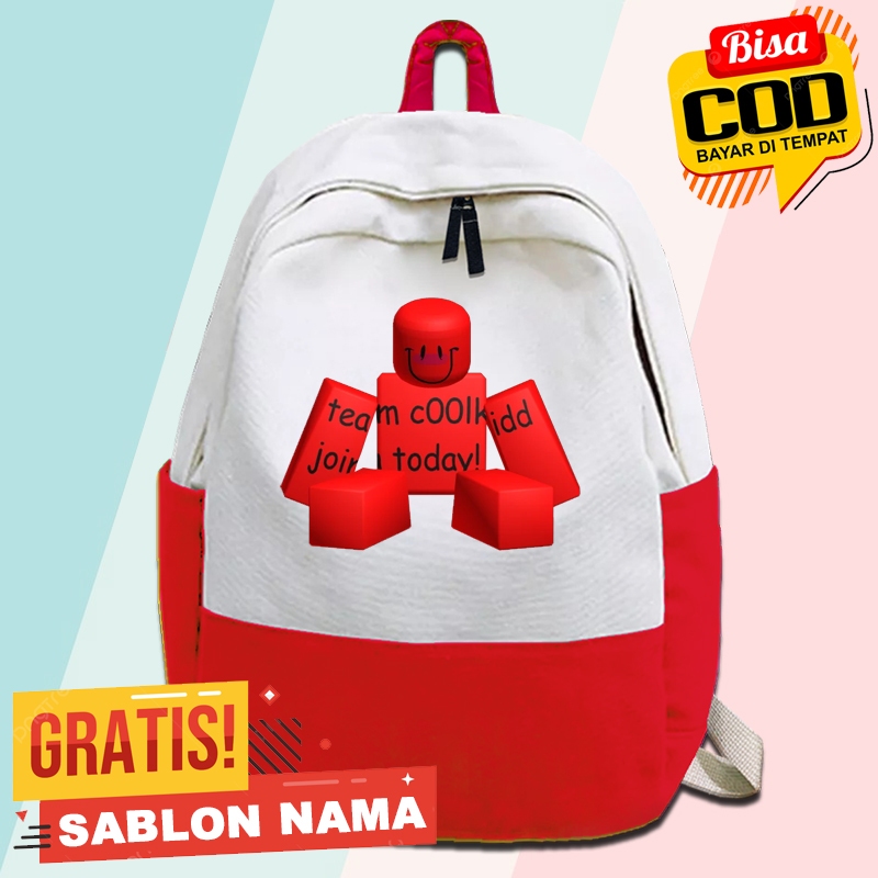 COOLKIDD Forsaken ROBLOX กระเป๋าเป้เด็ก / COOLKIDD Forsaken ROBLOX School กระเป๋าเป้เด็ก - พิมพ์ชื่อ