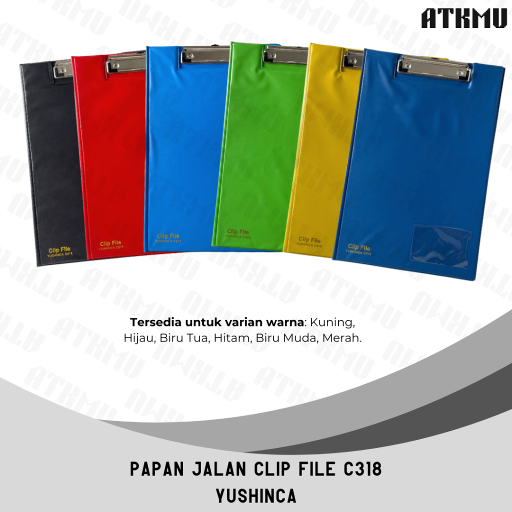 Yushina C318 Folio Size Clip File Road Board